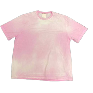 Camiseta de Manga Corta Extra Grande para Hombre, Estilo <span class=keywords><strong>Macaque</strong></span>, Lavada, con Estampado en Aerosol, 100% Algodón - Product Image 1