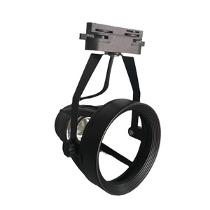 Support de lampe à quatre griffes pour rail, type à vis E27, boîtier de projecteur sur rail pour source lumineuse PAR, noir et blanc, fabriqué à Foshan - Product Image 5