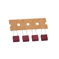 HONGDA 200mA 30A 250V 4x8mm Fusible Micro Subminiatura de Acción Rápida y Retardo Lento, Tipo Cuadrado con Terminales Radiales, Montaje en Superficie/DIP