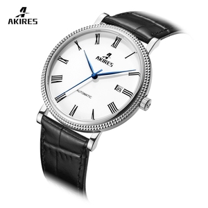 Orologi automatici impermeabili da uomo Akires Oem con 9015 Miyota con riserva di carica Display analogico Design creativo del braccialetto - Product Image 6