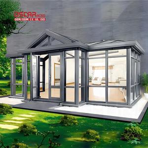 <span class=keywords><strong>Balcone</strong></span> <span class=keywords><strong>in</strong></span> <span class=keywords><strong>vetro</strong></span> alluminio giardino Veranda all'aperto per tutta la stagione Patio Veranda - Product Image 3