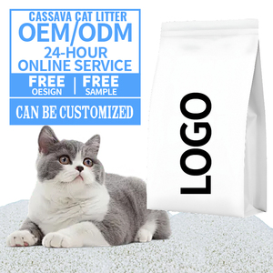 Cassava Katzenstreu mit Minimalem Staub, Einfach zu Reinigen, Antihaftbeschichteter Boden für Bestes Erlebnis - Product Image 1
