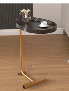 Sofá pequeño con marco de Metal de estilo Simple para sala de estar, en forma de mesa auxiliar con bandeja C, mesa bonita, mesa de centro Nórdica - Product Image 6