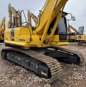 Excavatrice Komatsu PC210LC d'occasion, 21 tonnes, origine Japon, chenillée, moteur d'origine, faible nombre d'heures, pour la construction et l'exploitation minière - Product Image 1