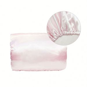 Housse anti-poussière en satin pour oreiller, taie d'oreiller personnalisable avec logo, 100% polyester, pour cheveux et peau, cadeau promotionnel de voyage - Product Image 2