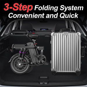 Vélo Électrique Pliant Sans Balais 48V 15Ah Batterie Lithium - Programmes OEM/ODM Directs d'Usine pour les Partenaires de Distribution Mondiale - Product Image 3