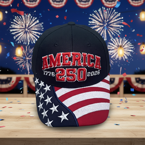 Gorra de Béisbol Patriótica Bicentenario con Bordado de <span class=keywords><strong>Bandera</strong></span> de EE. UU. y Diseño de Leopardo, 250 Años de América 2026 - Product Image 3