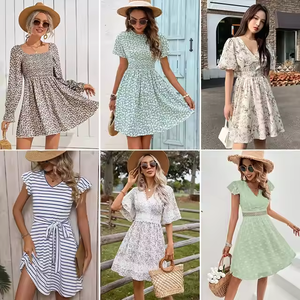 NUEVO Lote de Ropa Usada de Marca para Mujer, Estilos Variados: Vestidos, Camisetas, Blusas, Pantalones, Faldas, Poliéster/Algodón, Verano, Grado A+ - Product Image 2