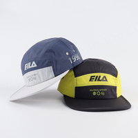 Gorra Deportiva Personalizada al por Mayor, de 5 Paneles, de Malla de Nailon, Impermeable, Transpirable, con Cierre a Presión, para Playa, Invierno, Viajes y Actividades al Aire Libre