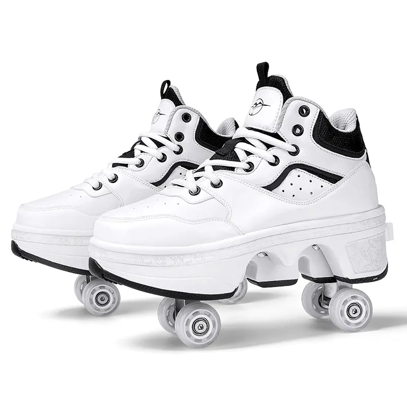 Chaussures de marche automatique Deform Skate Roller Skate 2 en 1 Sneakers