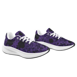 Zapatillas Deportivas de Mujer con Diseño Personalizado, Logotipo, Estampados Románticos de Amatista y Rosa, Zapatos para Caminar, EVA, Malla Formal, Ligeros, Zapatos de Primavera - Product Image 3