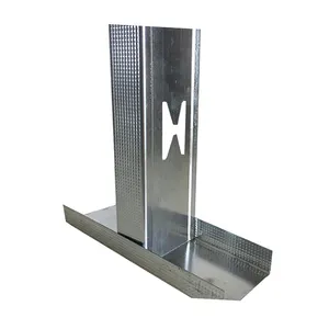 2024gypsum Board Accessories Galvanized Steel Drywall Profile Holder Metal Stud/track/Omega/C/U Furring Channel Light Steel Keel