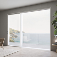 Ventanas y Puertas de Aluminio TOMA China, Puerta Corredera de Vidrio con Marco de Aluminio, Puerta de Doble Acristalamiento