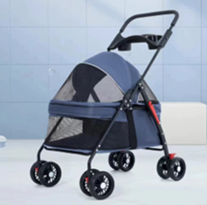 बिल्ली कुत्ते के लिए मेइवेपेट दोहरी हाथ कार्ट के लिए उपयुक्त अलग-अलग डिजाइन उच्च-अंत ऑक्शफोर्ड कपड़े भोजन प्लेट पालतू वाहक यात्रा - Product Image 4