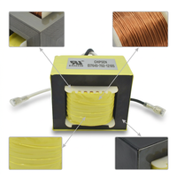 Transformateur de puissance basse fréquence EI76 personnalisé 110V 220V vers 12V 24V AC, transformateur abaisseur de tension, fabricant, service OEM ODM