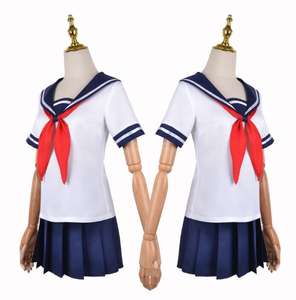 Ecowalson <span class=keywords><strong>Anime</strong></span> Yandere Simulator Ayano Aishi <span class=keywords><strong>Cosplay</strong></span> disfraces niñas escuela JK uniforme mujeres vestidos - Product Image 5