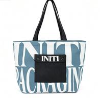 Sacs de courses en coton écologiques portables personnalisés en gros, sacs fourre-tout en toile durables et réutilisables avec logo imprimé