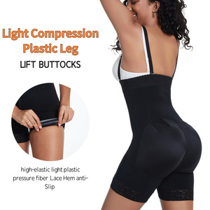 Body une pièce amincissant et flatteur Fajas colombiennes style camisole à fermeture éclair sur le devant pour femmes - Product Image 3