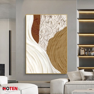 <span class=keywords><strong>Peinture</strong></span> à l'huile abstraite moderne faite à la main <span class=keywords><strong>sur</strong></span> <span class=keywords><strong>toile</strong></span> Art mural floral de décoration de la maison - Product Image 2