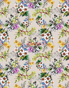 <span class=keywords><strong>Polyester</strong></span> Koshibo <span class=keywords><strong>Chiffon</strong></span> Chất Liệu Mềm Tùy Chỉnh Ít Hoa Thiết Kế Phong Cách In Kỹ Thuật Số Cho Áo Váy Áo Vải - Product Image 5