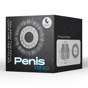 Pagoda Shaped Cock Ring Set <b>TPE</b> Material Delay Sex Time Penis Rings - Product Image 2