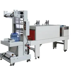 Model ST-6030+SM-6040 Automatic Heat Wrap Pe Film Combination Pvc Label High Speed Sleeve Shrink Wrapping Machine For Bottles