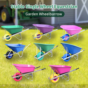 Carretilla Agrícola de 200L con Ruedas Dobles para Jardín y Equitación - Product Image 2