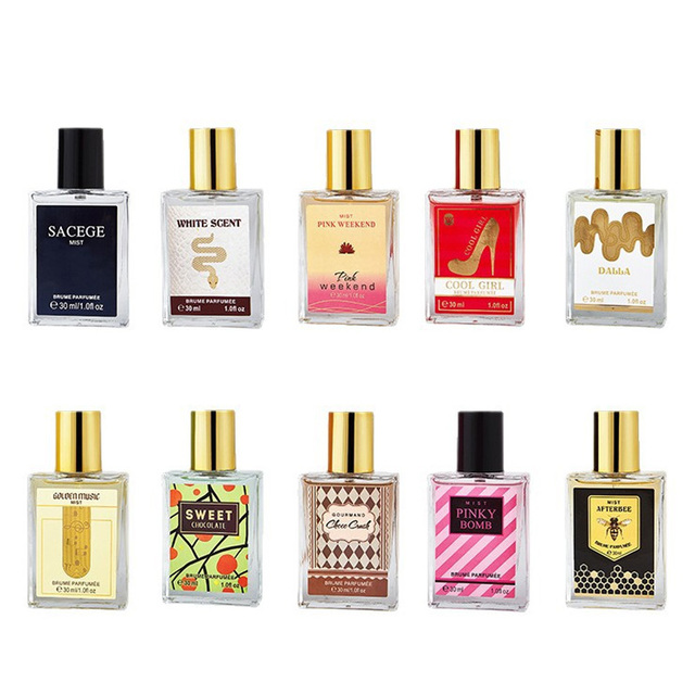 10 Kinds of Luxurious Fragrance Perfumes,30ml Body Spray Long-lasting Fragrance Perfume,High-quality Women's Perfume