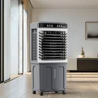 Pendingin udara portabel 120W 50L, dengan pembersih AC untuk penggunaan dalam ruangan