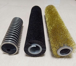 Cepillo cilíndrico Industrial personalizado, rotativo de rueda de alambre PP, rodillo de nailon - Product Image 5