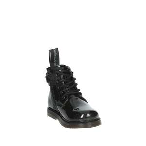 Bottines Grunland pour filles en cuir verni noir taille 88 PP0400 - Product Image 5