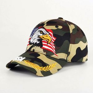 Manufacturers Wholesale Fashion Designer Oem American Flag Eagle Embroidery Baseball Cap US - Product Image 3