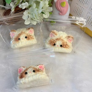 ของเล่นบีบซิลิโคนรูปเค้กแมวครีมคาราเมลการ์ตูน ของเล่นบีบคลายเครียดสำหรับผู้ใหญ่ ของขวัญสร้างสรรค์ - Product Image 2