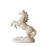 Décoration de bureau en sable mouvant « Prospérité et Succès Instantané » avec porte-stylo, motif cheval, cadeau d'affaires