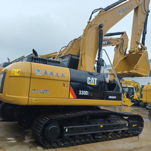 Excavadora CAT 330D2L de bajo precio, máquina de construcción de 33 toneladas con cucharón de excavación de 1.5m³ de capacidad, excavadora de cadenas usada. - Product Image 2
