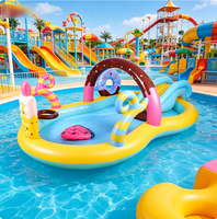Plateforme flottante gonflable, piscine gonflable, piscine de loisirs aquatiques