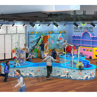 Dream Personalizable Kids Interior Área de juegos al aire libre Juegos DE MESA DE AGUA interactivos Fort Playground Equipment con iluminación y música