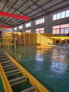 <span class=keywords><strong>Escalera</strong></span> Telescópica Extensible de Fibra de Vidrio FRP de Alta Resistencia, No Conductiva, Roja y Amarilla, EN131 4-12M - Product Image 4