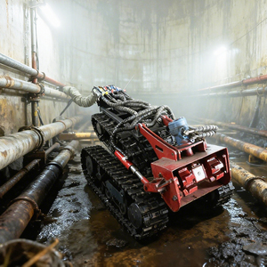 Động cơ Robot NẠO VÉT dưới nước điều khiển từ xa Định vị chính xác hiệu quả cao cho đường ống dẫn dầu 200 m/h - Product Image 2