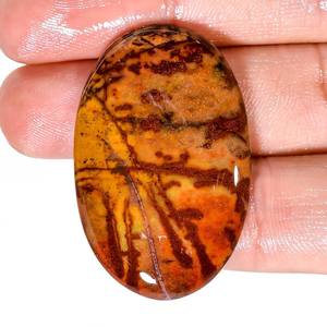 อัญมณี44ct ขัดด้านทรงรีตัดเรียบแบนเรียบเงางามขนาด38x24x5มม. ดูสง่างาม100% จากออสเตรเลีย - Product Image 6