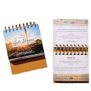 Calendrier <span class=keywords><strong>de</strong></span> bureau avec versets bibliques, carnet chrétien à spirale, promesses <span class=keywords><strong>de</strong></span> <span class=keywords><strong>Dieu</strong></span>, cadeau inspirant pour le bureau, vente en gros OEM - Product Image 1