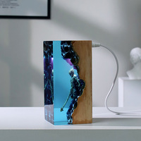 Nouvel Arrivage Lampe de Bureau en Résine Artificielle Unique Chine Roi Singe Culturel USB Lampe LED en Résine Epoxy Veilleuse pour Cadeau