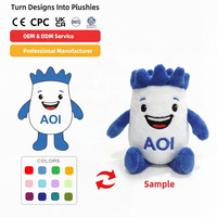 Fabricant de jouets en peluche en tissu de coton de haute qualité sur mesure, jouets en peluche poisson, perroquet, pieuvre, pigeon