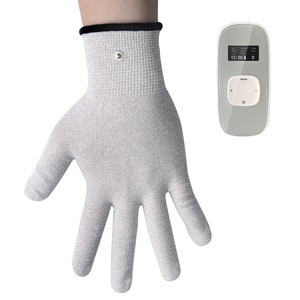 Masajeador de Manos para <span class=keywords><strong>Fisioterapia</strong></span> de Uso Doméstico Konmed 510k, Guantes Conductivos <span class=keywords><strong>TENS</strong></span> Duraderos de Fibra de Plata y Nailon - Product Image 4