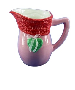 <span class=keywords><strong>Pichet</strong></span> <span class=keywords><strong>en</strong></span> céramique peint à la main pour la décoration de la Saint-Valentin - Product Image 1