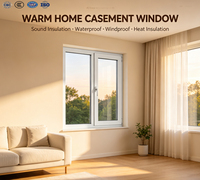 Ventana Abatible de Aluminio con Rotura de Puente Térmico de Alta Calidad, Apertura Interior, Doble Acristalamiento Aislante, Vidrio Templado, Insonorizada, Moderna