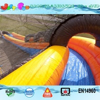 Glissière d'eau gonflable de thème de méga pirate pour le grand toboggan aquatique d'enfants avec la piscine à vendre