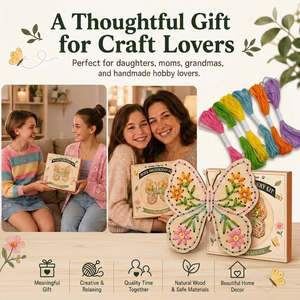 ชุดปักลายไม้สำหรับงาน DIY ชุดปักลายไม้สำหรับเด็กผู้หญิงอายุ 8-12 ปี ลายสัตว์ ของชำร่วยงานปาร์ตี้ - Product Image 2