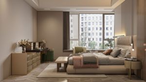 Giường ngủ hiện đại - Giường đôi mềm mại sang trọng cho phòng ngủ & căn hộ - Product Image 2