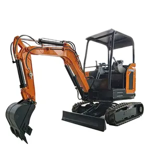 Venta caliente SDTKMACH 2,5 Ton 2 T 3,5 Tonne mini excavadora TK 25 Control de piloto excavadora pequeña flexible Excavadora hidráulica